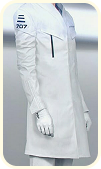Blouse blanche acceptée